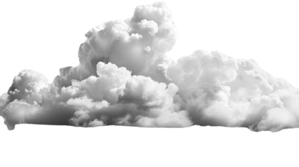 Cloudscape: A fluffy, voluminous cloud formation, captured in a moment of serene beauty. Capturing its ethereal charm.