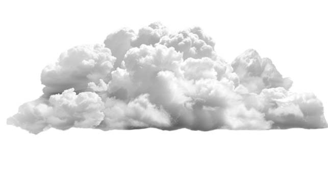 Cloudscape: A captivating view of a fluffy, cloud formation, inviting viewers to immerse themselves in the serenity of the atmosphere.