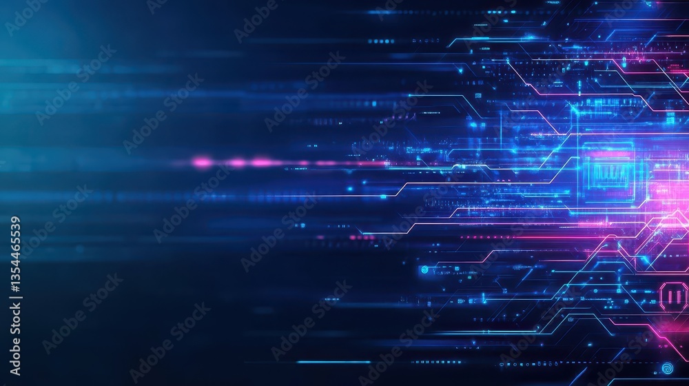 Aufkleber abstract background technology connection