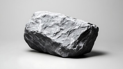 Fototapeta premium a large rock on a white background