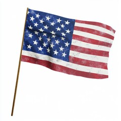Fototapeta premium Generic Crowd Flag Overview Blue Background. Field