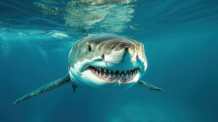Great White Shark Underwater Encounter: A Majestic Predator