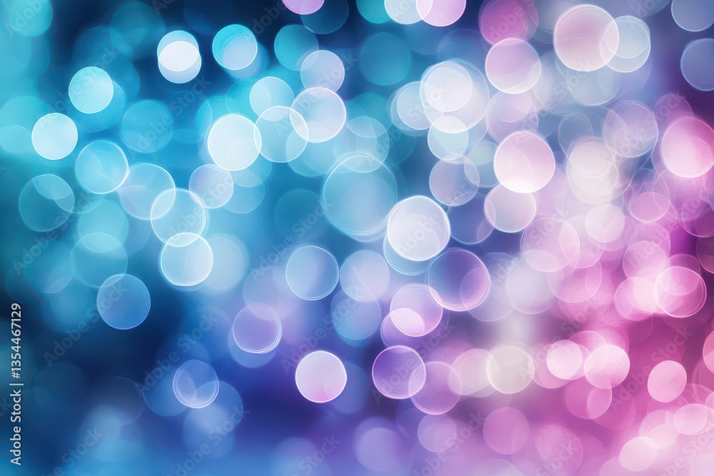 Aufkleber abstract blurred blue and purple background with bokeh effect for presentation design minimalist ill