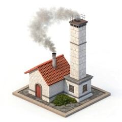 3d render of a house