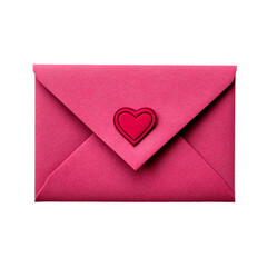 Pink Love Letter Sealed with Heart