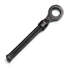 Obraz premium Generic Spoke Wrench Perspective Black Background.