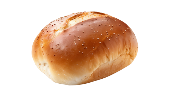 Golden Baked Artisan Bread: Captivating close-up of a freshly baked, artisan loaf. The golden crust glistens, speckled with subtle grains, promising a delightful taste.