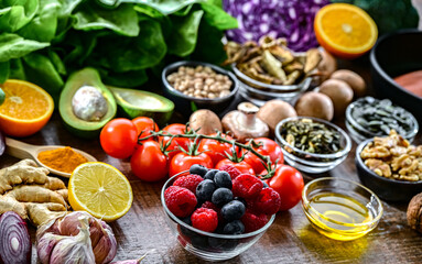 Foods representing anti-inflammatory diet