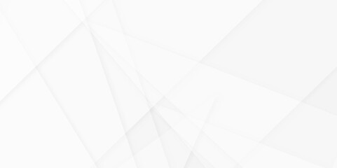 Abstract background 3D white geometric abstract background overlap layer on bright with waves .Modern and geometric pattern of triangles a and minimalist design white clean lines .