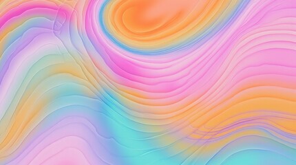 Obraz premium Abstract pastel waves in soft colors for creative backgrounds 