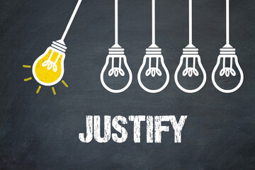 Justify	
