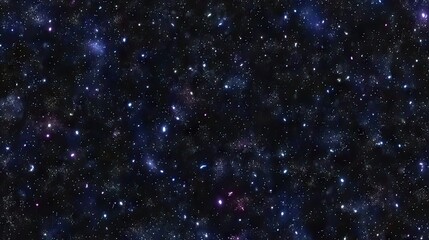 Fototapeta premium Deep space view Scattered stars, vibrant nebulas, dark galaxy background, celestial exploration