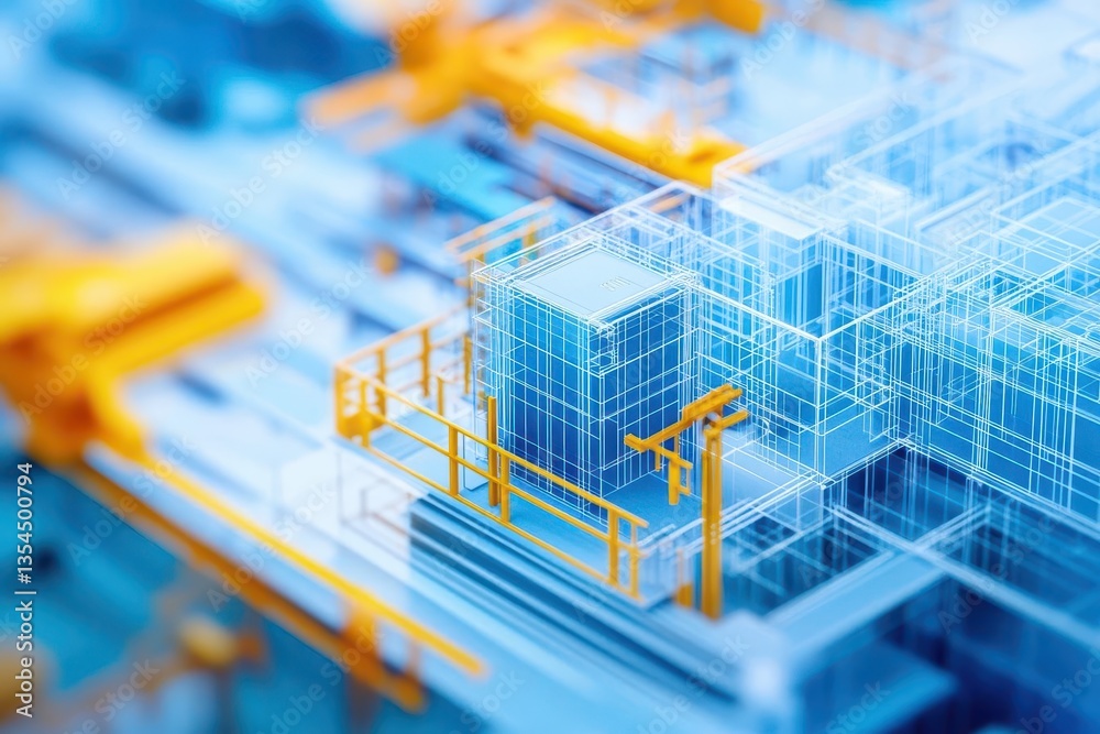 Poster Architects and engineers utilize digital BIM technology to visualize and refine their building designs, improving accuracy and collaboration throughout the project lifecycle