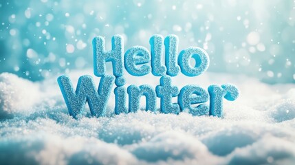 Winter Wonderland Banner | Snowy Poster Design