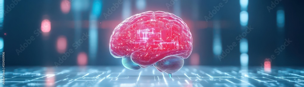 Poster artificial intelligence brain