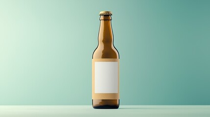 Empty beer bottle