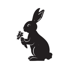 vector illustration of a rabbit