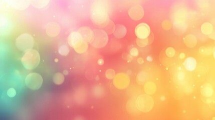 Obraz premium A blurry abstract background with soft rainbow tones and light flares