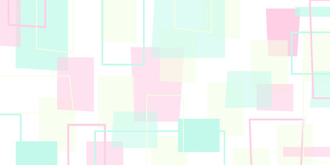 Background Pattern with Squares - Multicolored - colorful design