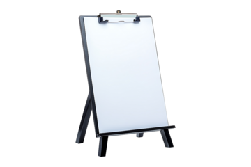 A Photo of the Flip Chart Pad Isolated on White and Transparent Background PNG Image.