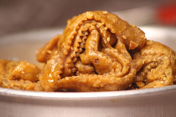 Moroccan Chebakia Close Up