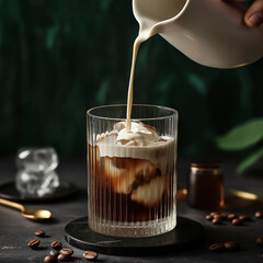 Coffee barista mixed