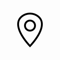Location map marker icon vector sign