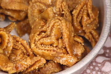 Moroccan Chebakia Close Up