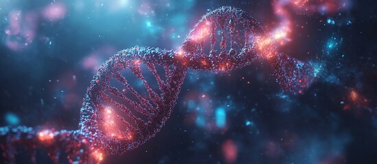 The Intricate Dance of Life: A 3D Rendering of DNA