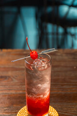 Mocktail fruit drinks glass fresh sweet