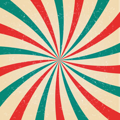 Retro sunburst background pattern
