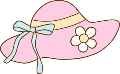 Spring Elements Hand Drawn Doodle Design Vector. Hand drawn flowers, bow, goose, strawberry, tulip, floral frame,  book, strawberry, coquette frame.Spring summer stickers. Vector flat illustration