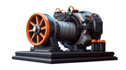 old film projector isolated on white