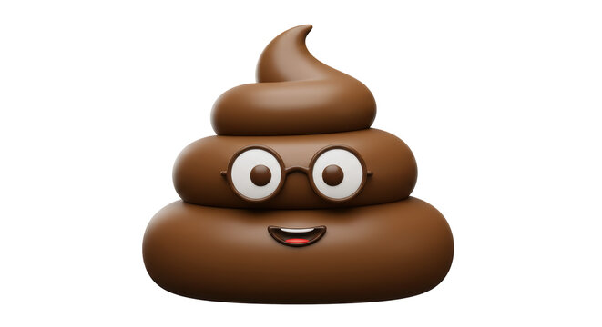 recommend clip art: Isolated Emoji Poop with Glasses
