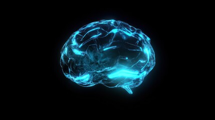 Abstract Blue Sphere Design