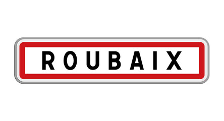 Panneau de Roubaix, Nord, Hauts-de-France