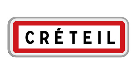 Panneau de Créteil, Val-de-Marne, Île-de-France