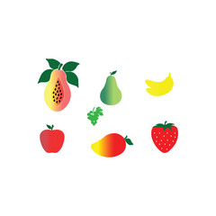 Fruit with illustration