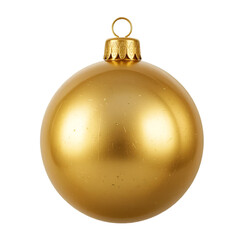 Gold Christmas Ornament PNG – High-Resolution Transparent Background