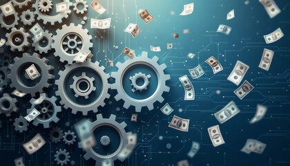 The Mechanics of Finance: Dollar Notes and Rotating Gears