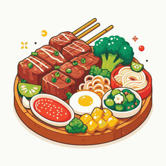 cuisine, meal, dish, meat, bulgogi, delicious, dinner, restaurant, beef, cooking, lunch, traditional, food, healthy, gourmet, asian, background, menu, spicy, plate, bbq, korean, korean food, barbecue,