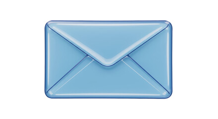 Isolated Blue Envelopes Icon