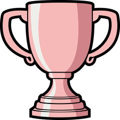 colourful trophy vector image transparent 