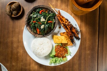 Nusantara indonesian traditional food chef south east asia