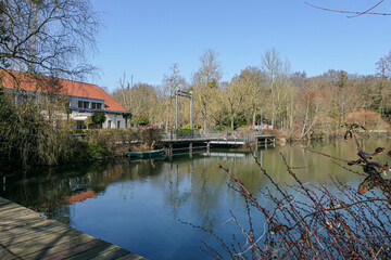Der Entenweiher in Herzogenrath