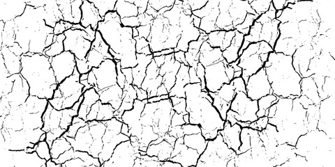 Cracked dry wall texture background. Abstract cracked wall in summer.