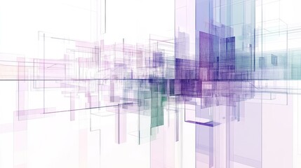 Abstract architectural cityscapes, futuristic digital design, conceptual urban environment, background image