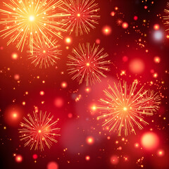 화려한빛의 불꽃놀이 배경