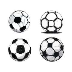soccer ball collection.