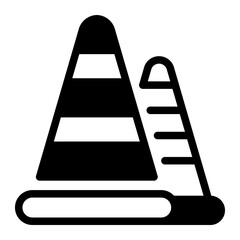 This Cone icon is suitable for Car Race, Extreme Sport, etc